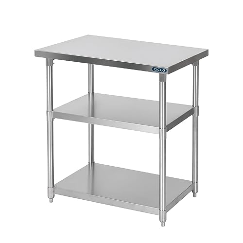 【頂点看板 】日本製 業務用 ステンレス 作業台 3段タイプ 調理台 W75×H80×D45cm ステンレス調理台 業務用キッチン 調理作業台 厨房作業台 作業テーブル 業務用作業台 業務用ステンレス作業台 キッチン作業台 [kot3ba-7545]